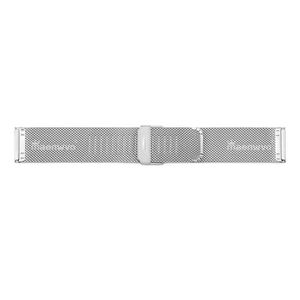 Bracelet de montre en maille de luxe Maenwvo en acier inoxydable avec boucle ardillon, respirant, 24 mm, compatible - Product Image 2