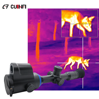 Lunette de chasse thermique 612 LRF 640x512, étanche, 2600m NETD18mk, objectif F50, zoom 2.8-22.4x, vidéo 1024x768, batterie 12h