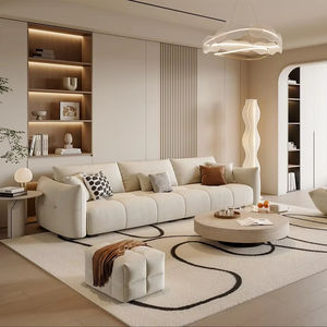 أثاث غرفة معيشة حديث من الخشب الصلب من JINGSHUN، خزائن جانبية للأريكة، سعة تخزين كبيرة، تخصيص للمنزل بأكمله - Product Image 1