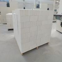 Brique réfractaire frittée en mullite, faible porosité, haute résistance à la compression, haute réfractarité, coupée pour la doublure des fours industriels