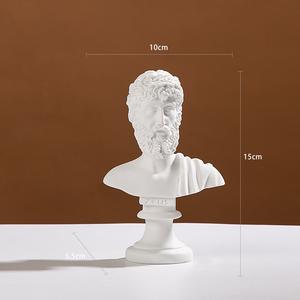 Statue de Zeus en Résine de Plâtre Simulée Diana, Figurine Grecque en Gros, Sculpture de Figure Européenne Blanche pour Souvenirs et Cadeaux - Product Image 3