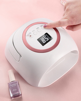Lampe UV LED rechargeable sans fil 72W, sécheuse à ongles pour salon, portable, sans fil, pour filles