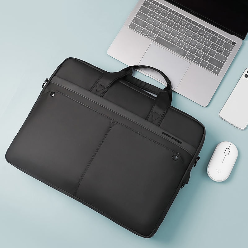 Mark Ryden Multi-Layer Waterproof Laptop Briefcase – Business Handbag & Sleeve - View 3