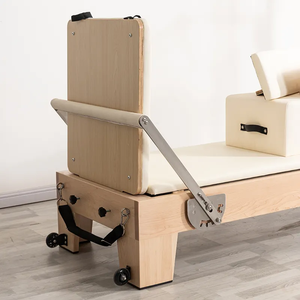 Retrainer de Pilates Profesional de Media Torre con Base de Madera de Arce Resistente, Trapezer de Entrenamiento para Estudio, Retrainer de Media Torre - Product Image 5