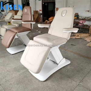 Kisen Top Beauty <b>Bed</b> Customized Salon Beautyshop Furniture 3 4 Motors Adjustable Electric Massage <b>Bed</b> <b>Lash</b> Chair - Product Image 3