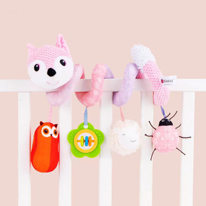 Jouet en peluche doux pour bébé, jouet à hochet de dessin animé, jouet en spirale suspendu au <span class=keywords><strong>lit</strong></span> pour poussette et berceau - Product Image 3