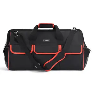 Boîte à outils multifonctionnelle 6000D Oxford Cloth Electrician Bag Sac de rangement multi-poches étanche et résistant aux chutes
