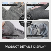 Gants de sport multifonctionnels antidérapants, anti-abrasion, rembourrés, pour yoga, pilates, gym, entraînement