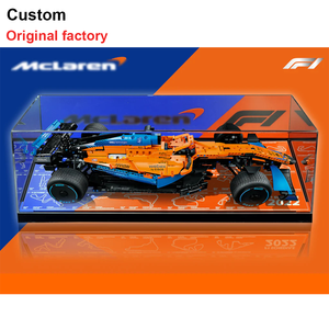 Tùy chỉnh 1/8/24/36/64 cao minh bạch Xe mô hình <span class=keywords><strong>Acrylic</strong></span> hiển thị hộp bụi che <span class=keywords><strong>Acrylic</strong></span> Hộp - Product Image 1