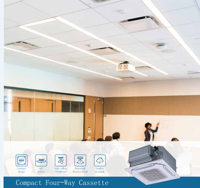 For 50-60Hz VRF Central Air Conditioner DC Inverter Multi-split Ducted Mini Split System Eco-Friendly R-410A Hotels