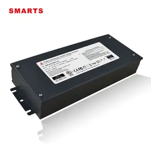 Controlador led de 288w, 24v, con múltiples terminales, caja de empalme clase 2, versión integrada