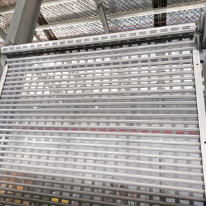 공장 도매 맞춤형 도어 방풍 자동 알루미늄 소재 보안 롤업 도어 - Product Image 6