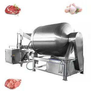 Máquina de marinada de frango a vácuo de aço inoxidável para carne, máquina de alta produtividade