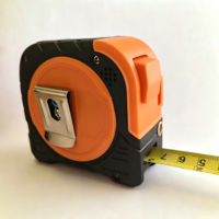 Mètre laser multifonctionnel 3-en-1, télémètre laser, ligne laser croisée, règle en acier rétractable de 5 m, outils de mesure manuels