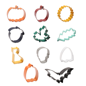 OEM/ODM 430 Stainless Steel Eco-Friendly Cartoon Shape Cookie Cutters Bulk Wholesale For Supermarkets 3D Hollow Baking Tools