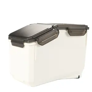 Lock and lock rice plastic cereal storage containers Kitchen food plastic storage cereal container rice bucket