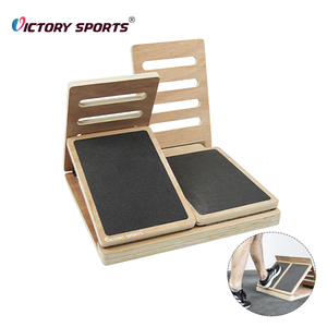 Tragbare profession elle verstellbare Workout Fuß neigung Waden bahre Holz Schräg brett - Product Image 1
