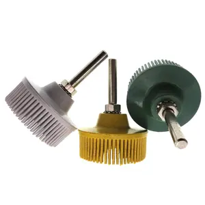 Disques à poils verrouillables de 2 pouces <span class=keywords><strong>Brosse</strong></span> abrasive en caoutchouc émeri Meule de polissage - Product Image 1