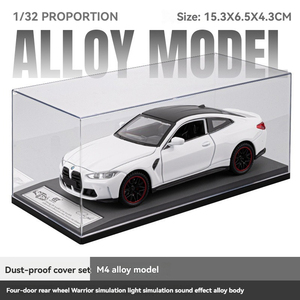 Nuovo Modellino <span class=keywords><strong>Auto</strong></span> BMW M4 in Scala 1:32 in Lega con Suoni e Luci, Funzione Pullback, <span class=keywords><strong>Modello</strong></span> <span class=keywords><strong>Auto</strong></span> in Metallo - Product Image 5