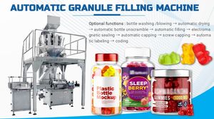 Multi Function <strong>Automatic</strong> Jar Bottle Can <strong>Cotton</strong> Jelly Gummy <strong>Candy</strong> Filling <strong>Machine</strong> - Product Image 2