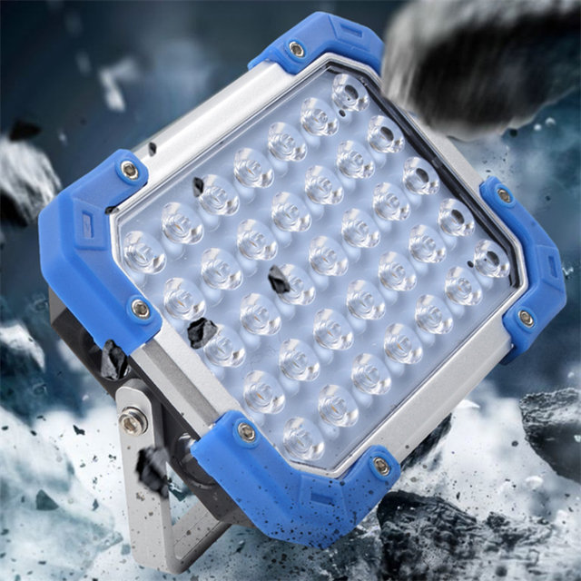 High Lumen Portable Magnetic LED Flood Light Version Long Lasting Battery Life for Garage Repair Construction Site Temporary