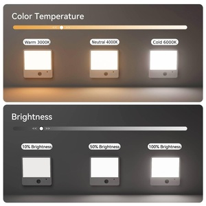 Veilleuse à capteur LED avec télécommande et trois températures de couleur, lampe LED pour cabine de douche / placard / escalier / couloir - Product Image 3