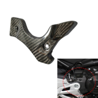 Carénage latéral droit en fibre de carbone 100 % sèche pour moto CFMOTO 450 SR, modèle Autoclave 3K