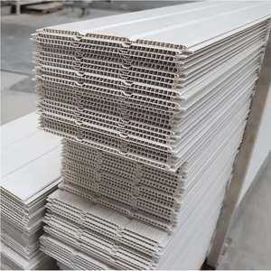 モダンデザインPVC天井パネル防水20mm 25mm 30mm幅プラスチックパネル内装外装 - Product Image 5