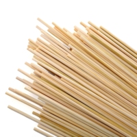 Bâtonnets de bambou biodégradables 100% naturels pour barbecue, hot-dogs, brochettes de qualité alimentaire pour la maison, les fêtes et les restaurants
