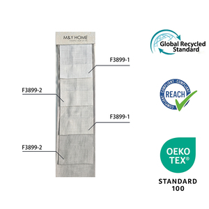 <span class=keywords><strong>Tela</strong></span> de Jacquard Lisa con Puntos <span class=keywords><strong>para</strong></span> Cortinas de Sala de Estar, Tejido de Punto con Hilo Teñido de Algodón y Lino Sintético - Product Image 4