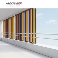 Windowmate - Alliage d'aluminium - Écologique - Résistant à la chaleur - Économie d'énergie - Décoration murale de façade - Persiennes