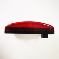 6 "ovale rouge Stop Turn feu arrière 12V 13 LED feu stop arrière 3 broches prise œillet montage feu arrière pour camion remorque SAE DOT lumière