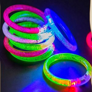 Bracelets lumineux LED pour enfants - Accessoires promotionnels multifonctionnels, jouets clignotants à bulles, personnalisables par sérigraphie - Product Image 2