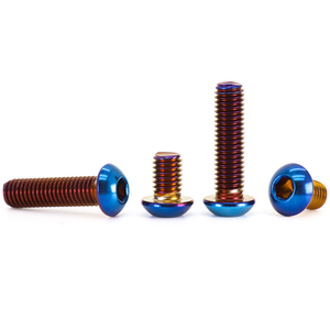 M1.6 M2 M2.5 M3 Titan gr2 GR5 TA2 TC4 BT16 TC16 VT16 Anodized hốc lục giác Pan đầu máy vít DIN ISO - Product Image 2