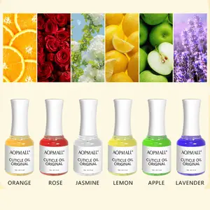 Aopmall Custom Logo Cuticle Oil Pen Bottle Nail Care 6 Flavor Cuticle Revitalizer Oil In Stock