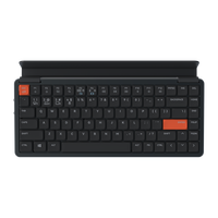 Clavier mécanique à profil bas de haute qualité à 84 touches, logo personnalisable, LED