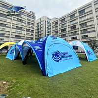 Tente promotionnelle temporaire d'extérieur - Tente gonflable en PVC résistante aux UV et ignifuge - Indispensable pour les équipes marketing