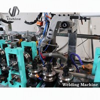 Ligne de soudage laser Ushine pour tuyaux en acier industriels (50-76 mm, épaisseur 0,9-4,0 mm) certifiée CE, économie d'énergie, clé en main