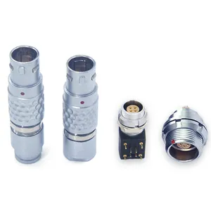 Push-Pull selbstsicher nder Metallst ecker wasserdichter Stecker mit Medical Audio-Video Aviation Communication B-Serie