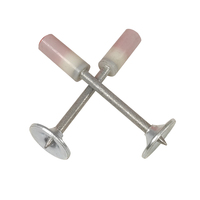 Clous de maçonnerie en acier galvanisé de 27 mm, à anneau lisse, torsadés, en nitrocellulose, pour la construction, vente chaude en Chine