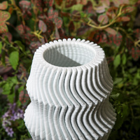 Nouveau Style 3D Vase Art Table Décoratif Blanc Vase En Céramique Moule Pour La Décoration Intérieure fleur