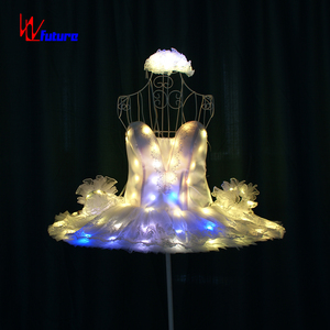 Falda brillante con luz LED para niña de alta calidad, <span class=keywords><strong>minifalda</strong></span> de Ballet, ropa Led, disfraces de actuación <span class=keywords><strong>en</strong></span> escenario - Product Image 2