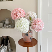 216 fleurs artificielles d'hortensia en soie extra-larges à bords frisés pour événements, photographie, décoration de scène ; Arche de fleurs artificielles