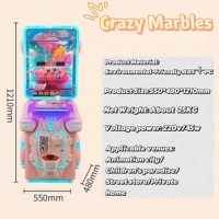 Machine de jeu d'arcade à pièces avec cadeau de prix, jeu vidéo pour enfants - Anglais, garantie 1 an