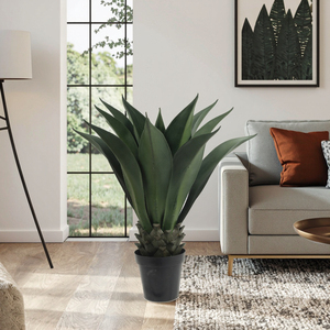 23pcs Leaves Artificial Agave Bonsai <strong>Plant</strong> 88cm (35 Inches) Height Indoor Ornament Succulent Potted - Product Image 6