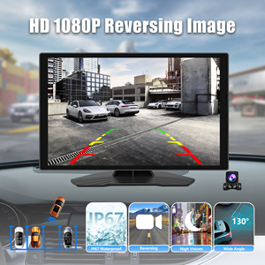 4K Evrensel Sorunsuz Kullanımlı 10.1'' Araç Monitörü 5-15W Çalışma Gücü Uygulama Kontrollü Kablosuz CarPlay Android Dikiz Aynası Kamerası - Product Image 5