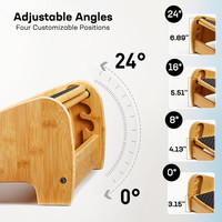 Repose-pieds ergonomique à hauteur réglable pour le travail de bureau à la maison Repose-pieds en bois antidérapant pour sous le bureau