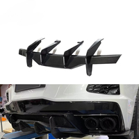 Diffuseur de pare-chocs arrière en fibre de carbone pour Chevrolet Corvette C8 2020-2021