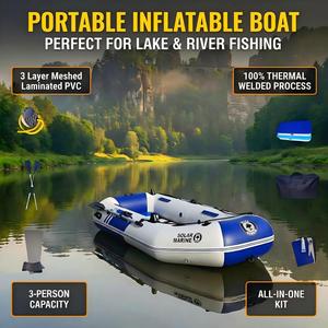 Bote Inflable de PVC para 3 Personas, 2.3M, Kayak, Canoa, Balsa, Dinghy, Hovercraft, <span class=keywords><strong>Velero</strong></span> - Product Image 1