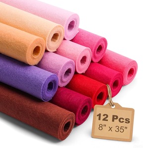 Feuilles de <span class=keywords><strong>feutre</strong></span> artisanal découpables personnalisables de grande taille, multicolores, tissu de patchwork pour couture, <span class=keywords><strong>feutre</strong></span> non tissé - Product Image 2